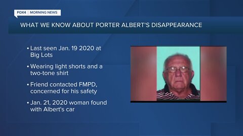 Detectives still searching for Porter Albert