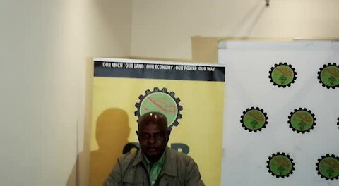 SOUTH AFRICA - Johannesburg - AMCU briefing on strike intention (Video) (FkA)