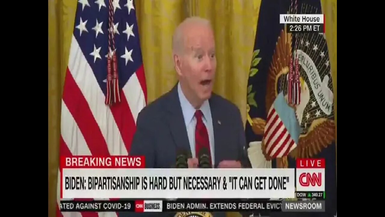 Biden whispers in a creepy way. Not Presidential and infantile The world is watching this behavior