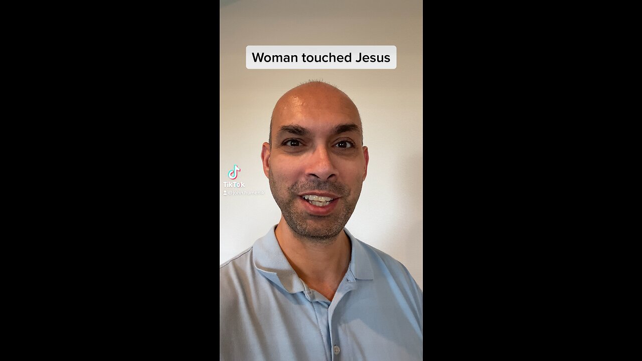 Woman touched Jesus