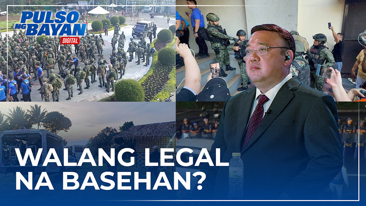 Anong legal na basehan nila para sirain ang gate, pumasok ng apat na lugar na sabay-sabay? —Roque