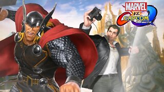 Marvel vs Capcom Infinite Arcade Mode Thor, Frank West