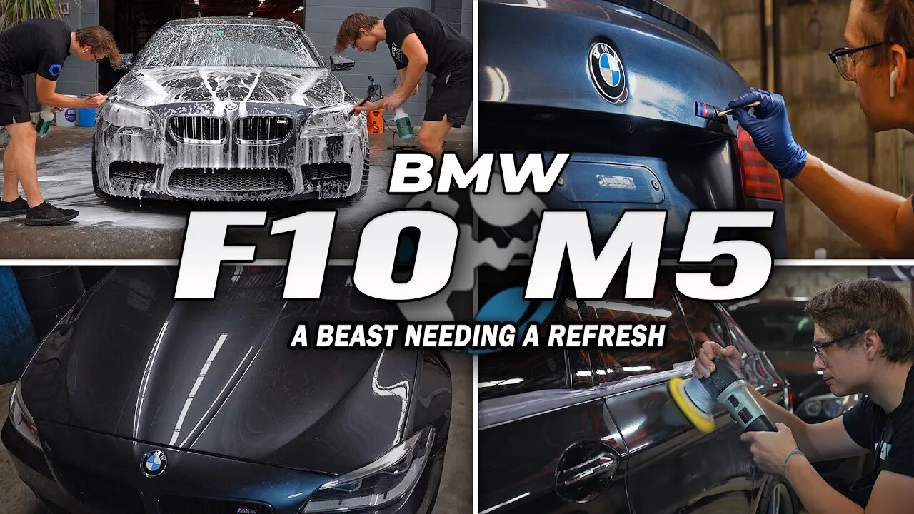 F10 BMW M5 Competition | A WEEK Long Transformation | Singapore Grey Metallic Paint REVIVED!