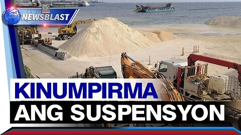 Suspensyon sa lahat ng Manila May reclamation projects, kinumpirma ng PRA