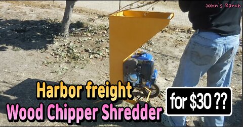 Harbor freight woodchipper shredder for $30 🙄🙄🙄