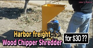 Harbor freight woodchipper shredder for $30 🙄🙄🙄