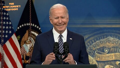 Biden tells Americans to save money on gas by buying electric cars and solar panels.