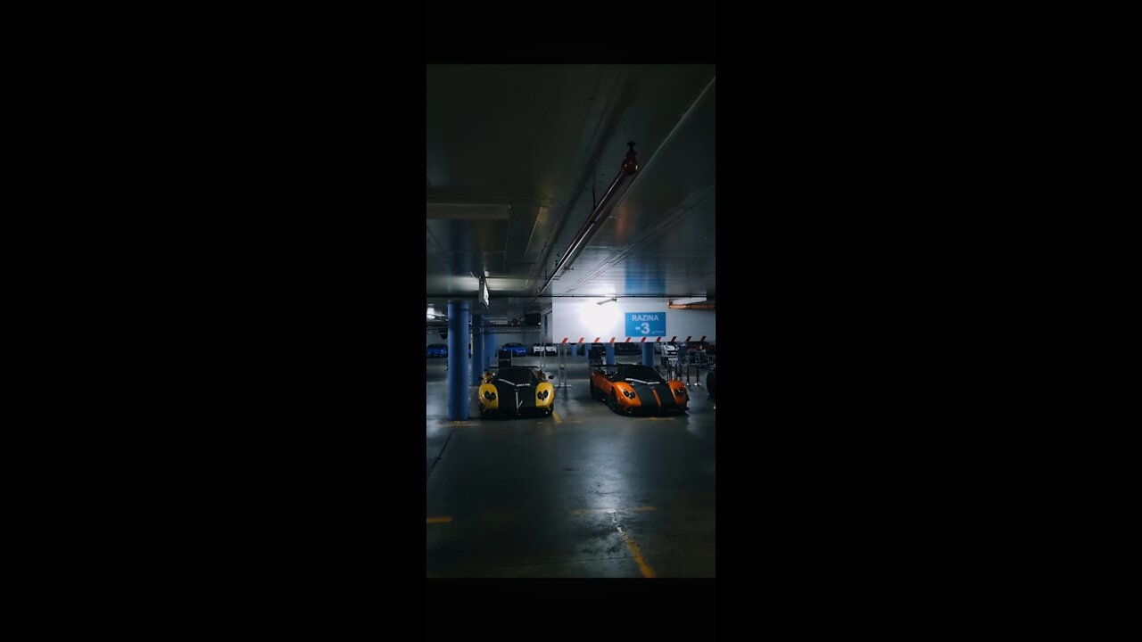 100 million $ worth of supercars stored in an underground garage in Croatia