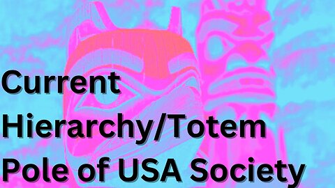 Current Hierarchy/Totem pole of current USA Society