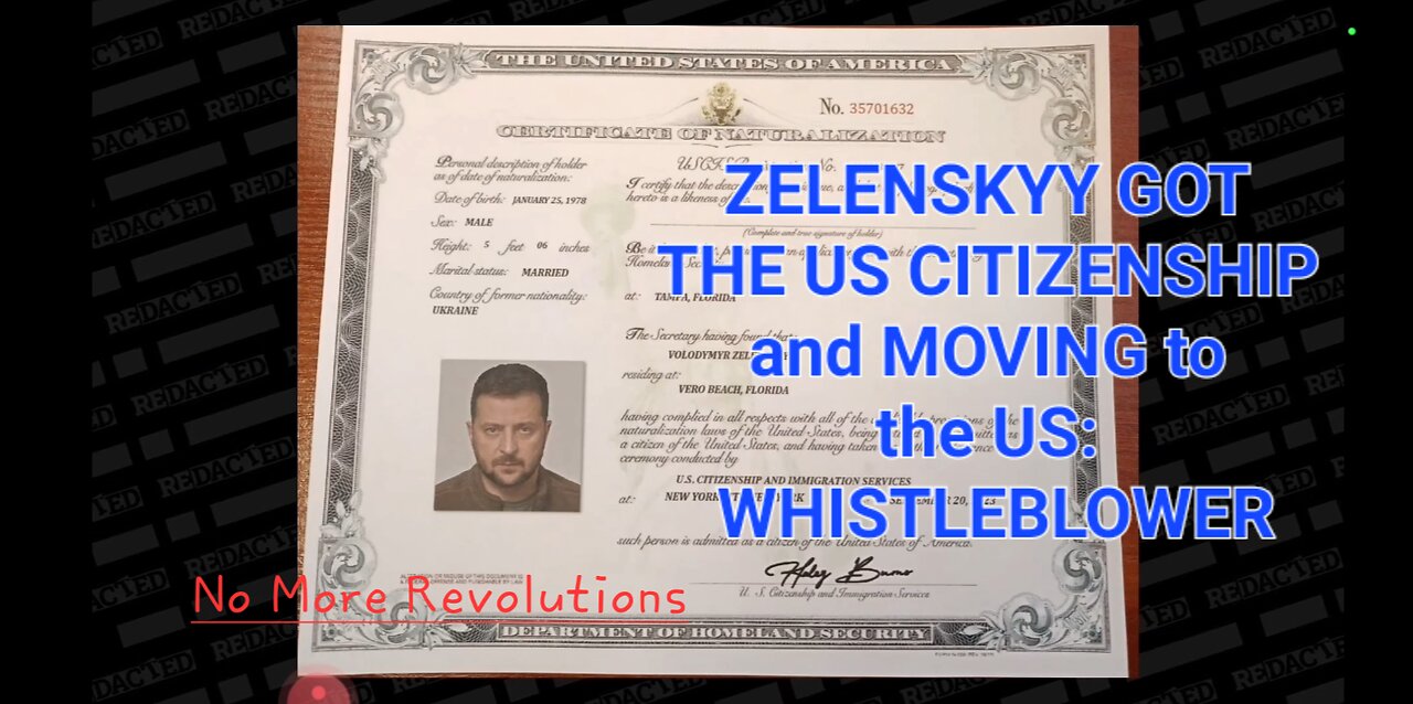 Zelenskyy Got US Citizenship & Moving to Florida, His Soon Permanent Residence