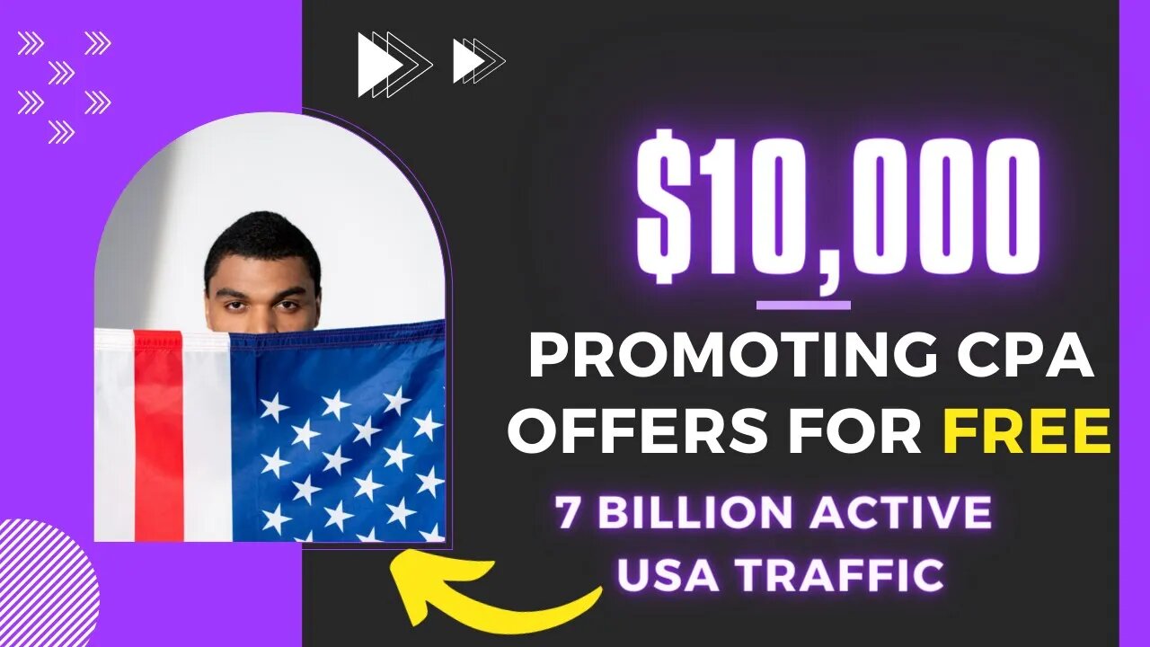 $10,000 CPA MARKETING free traffic strategy | Make money online, CPA Marketing for beginners