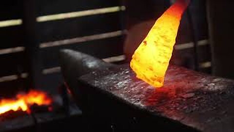 Hand Forging A Knife From A Pickaxe