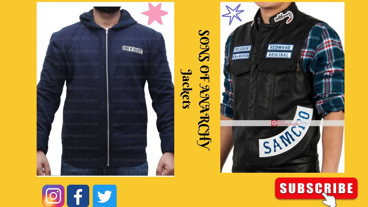 Sons of Anarchy Hoodie with Patch || Jax Teller Leather Vest