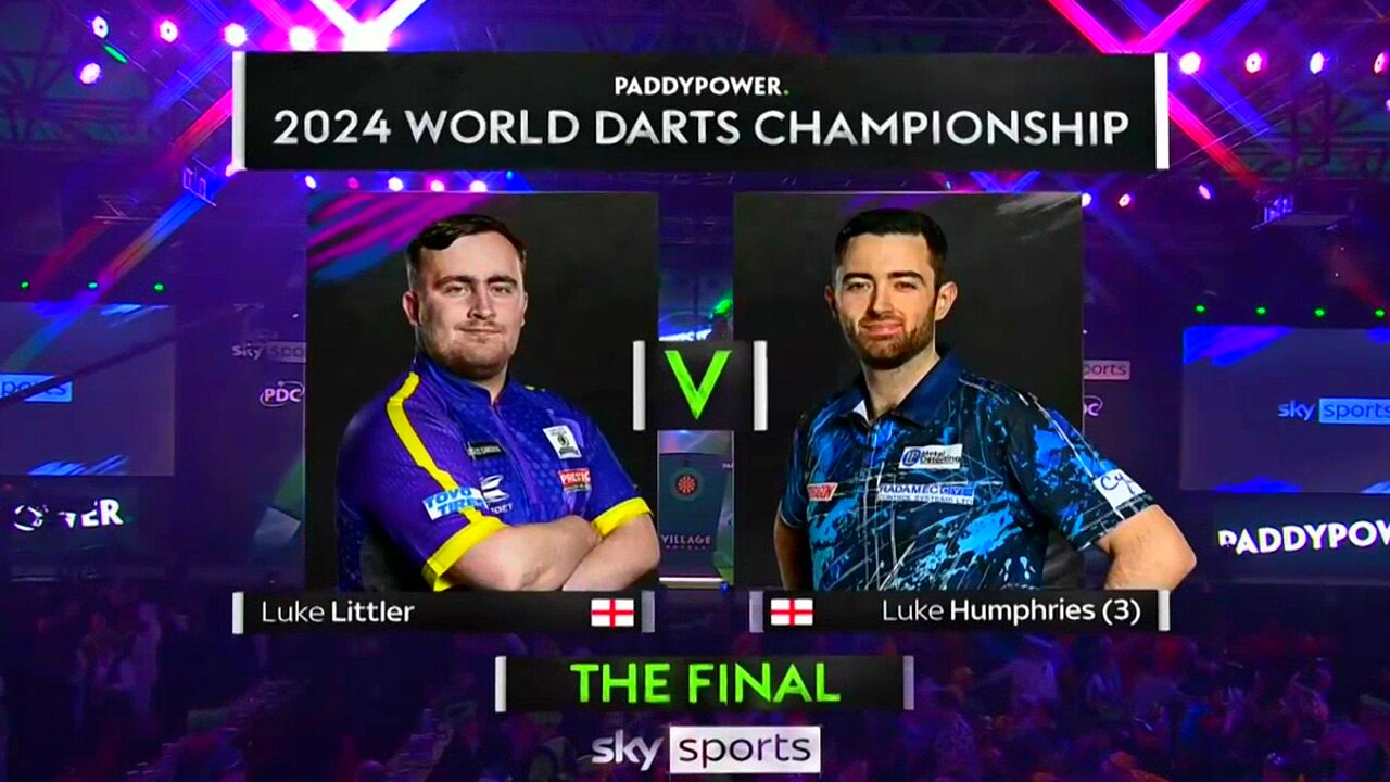 2024 World Darts Championship Humphries v Littler