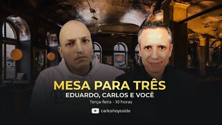 Mesa Pra Três Com Carlos Hoyos e Eduardo Beraldi - Encontro #5