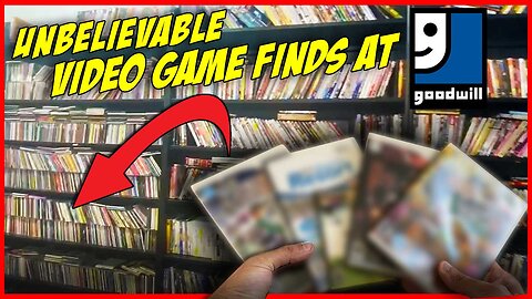 Video Game Hunting at Goodwill