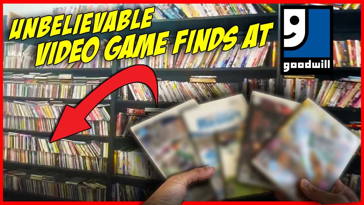 Video Game Hunting at Goodwill