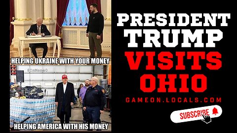 President Trump visits Ohio while Biden gives your money to Ukraine