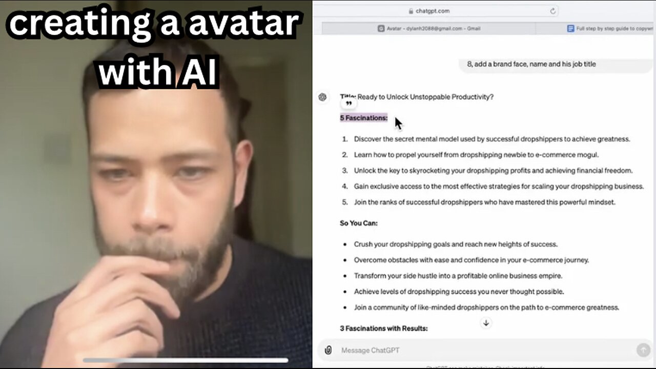 Creating An Avatar Leveraging AI