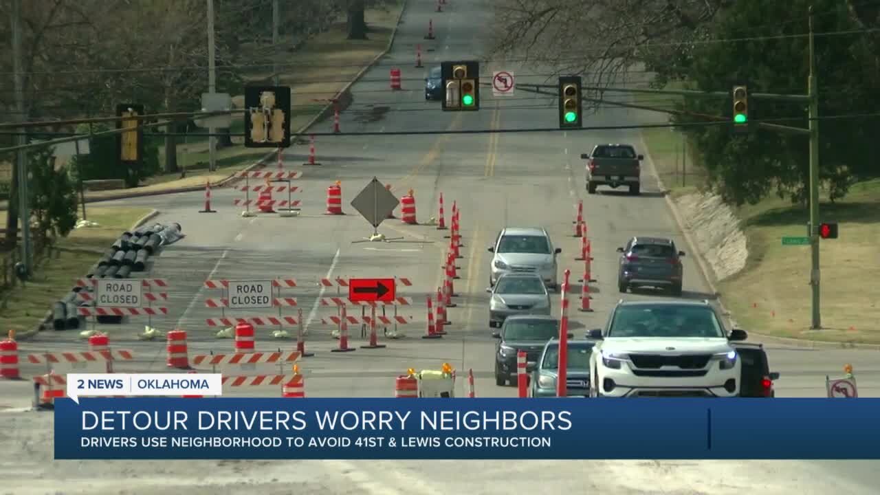 Detour Drivers Worry Neighbors