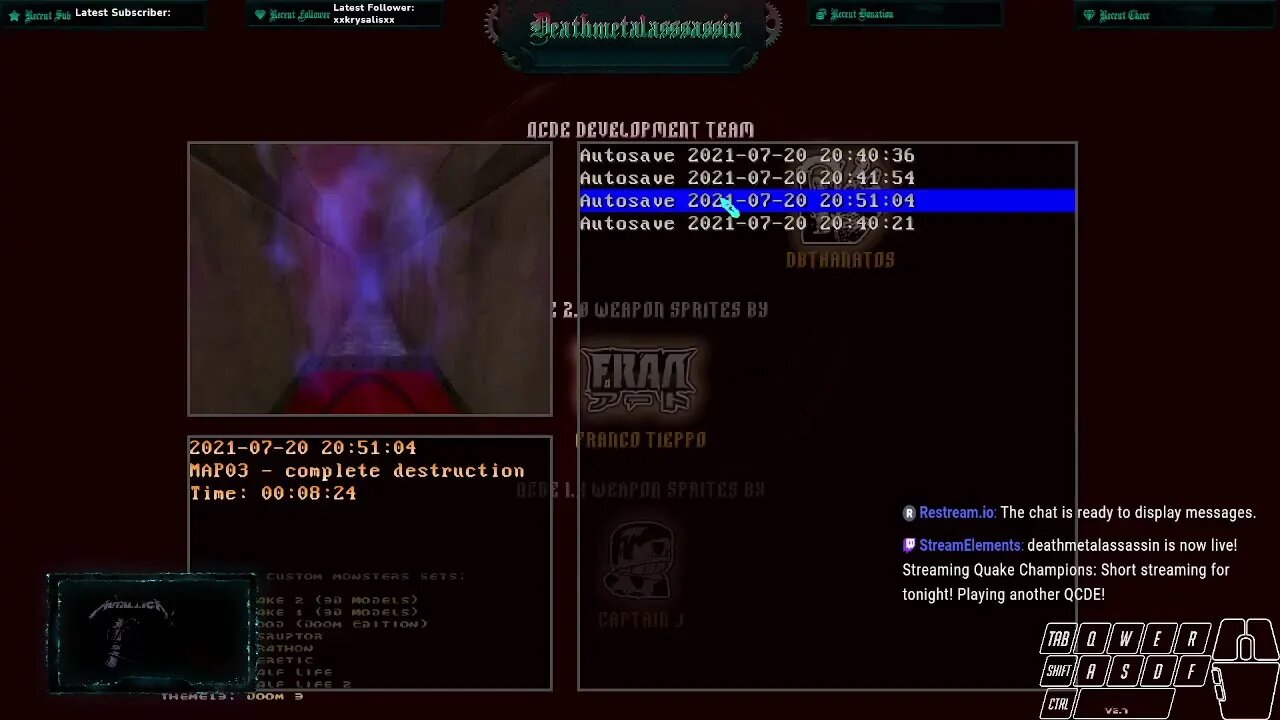 Short streaming for tonight! Playing another QCDE!