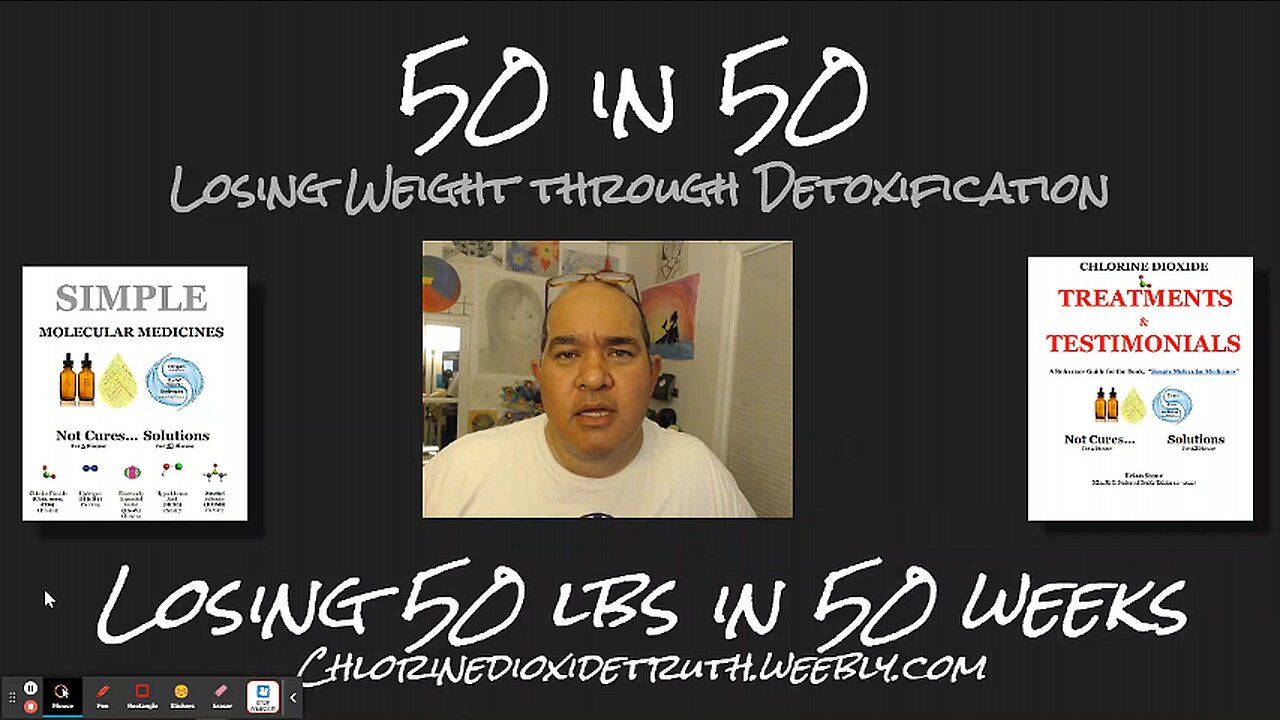 WEEK 2: Losing 50 in 50 weeks with Chlorine Dioxide and other Molecular Medicines (3 pounds lost)