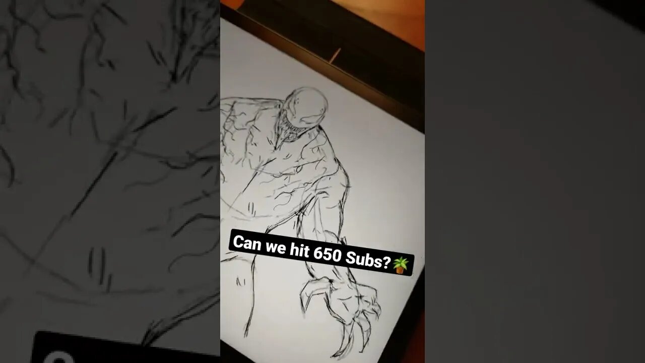 How to draw Venom? - Daily Art nr.142🖌️