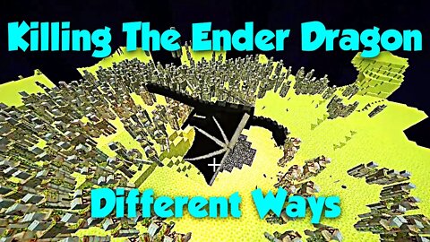 Messing With Ways To Kill The Ender Dragon In Minecraft