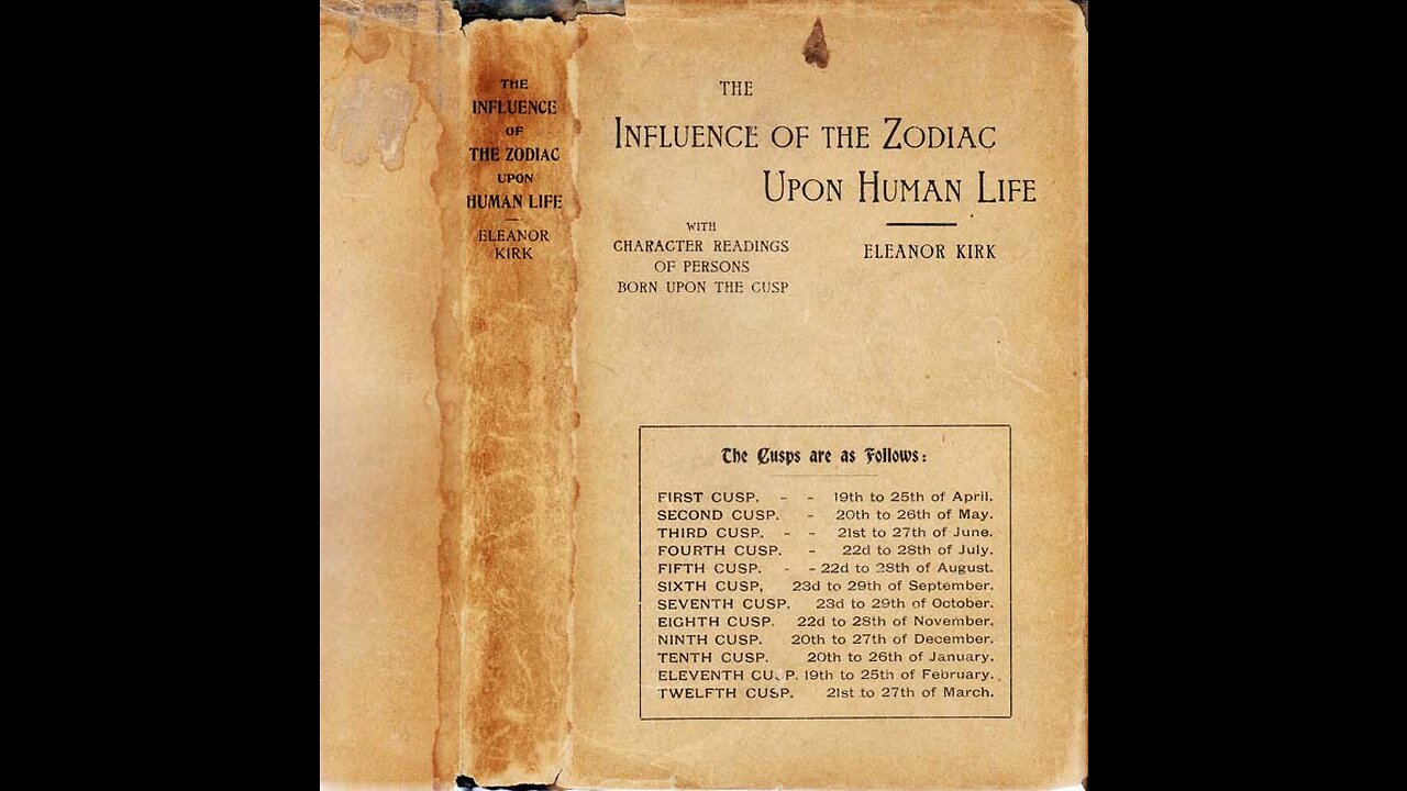 The Influence of the Zodiac (1894) Gemini, Libra, Aquarius