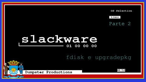 [VLOG]Slackware - particionando com fdisk e upgradepkg [P2]