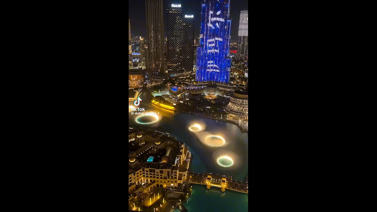Dubai at night