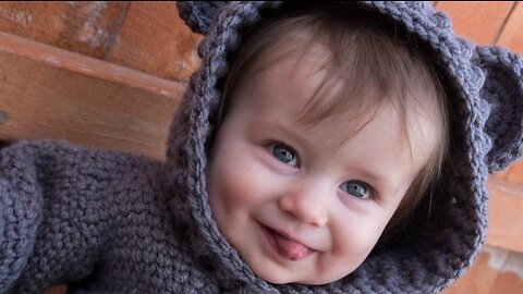 Babies cute smiley face, It will definitely make your day