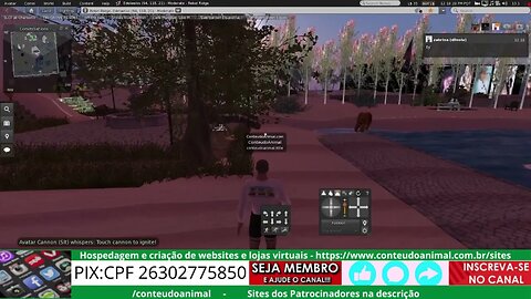 canhão no second life :-)