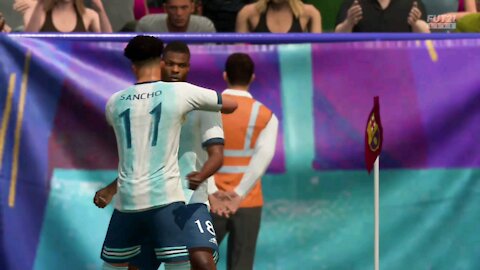 Fifa21 FUT Squad Battles - Denzel Dumfries goal