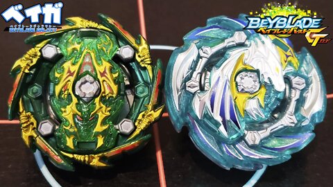 BUSHIN ASHURA .Hr.Kp TEN vs HEAVEN PEGASUS .10P.Lw SEN (especial GT) - Beyblade Burst ベイブレードバースト