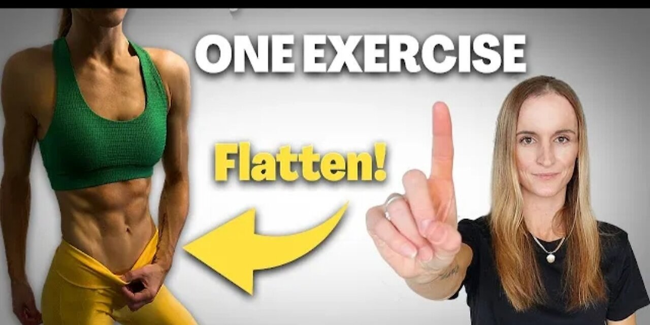 Tighten and Flatten your lower Belly with ONE EXERCISE (Gauranteed!)