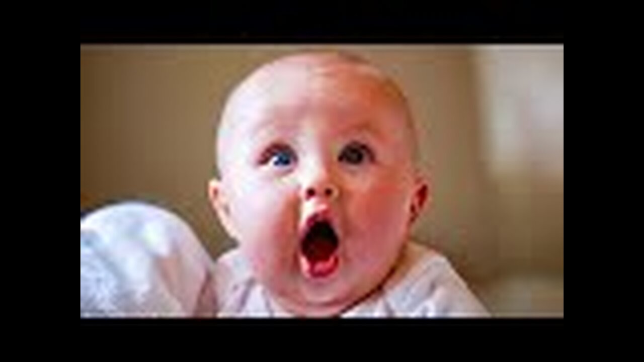 Funny baby video 😁