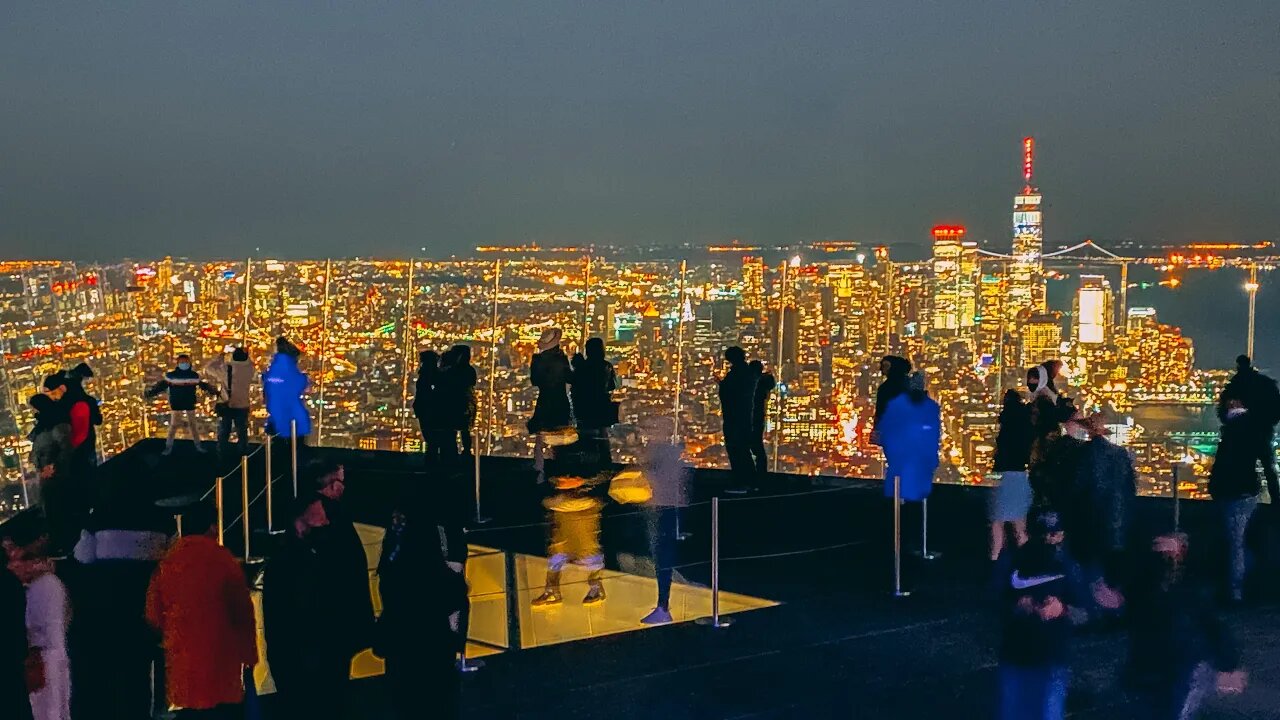 New York City Live: The Edge at Hudson Yards at Night