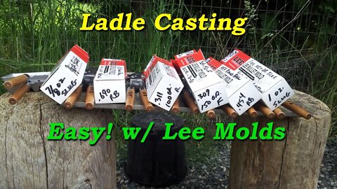 Ladle Casting. Easy w/Lee Molds