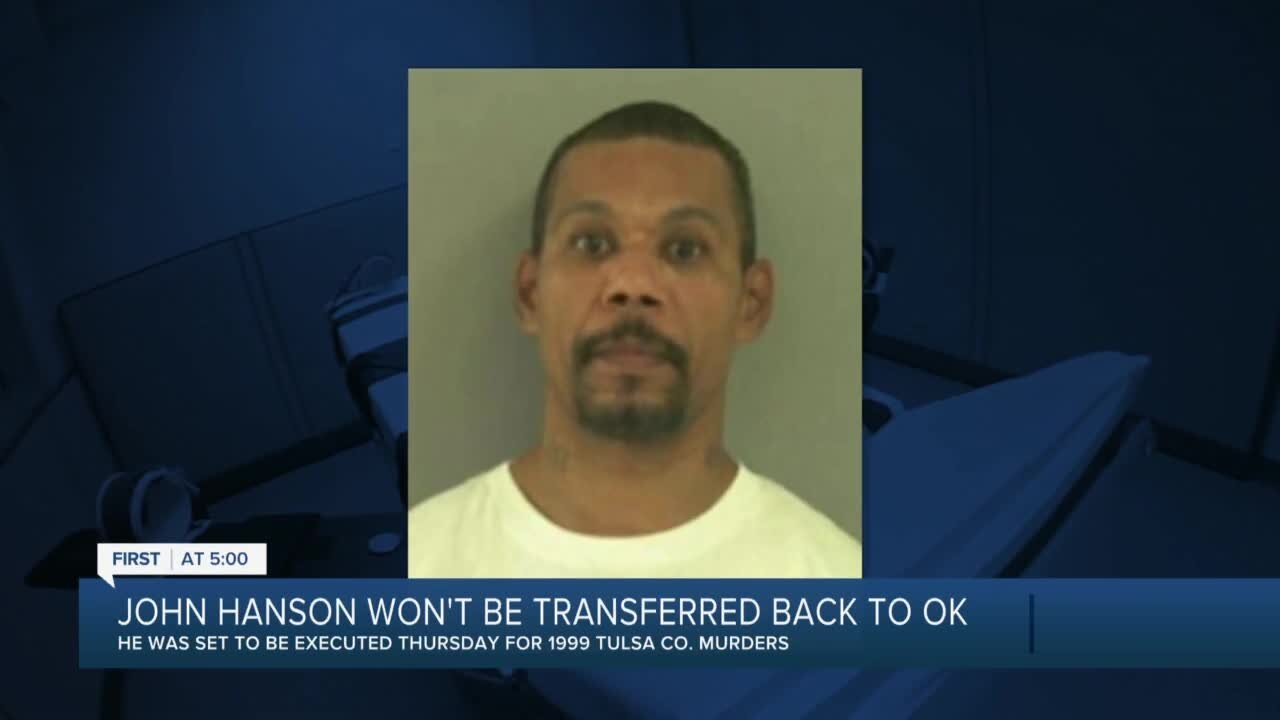 Transfer denied for death row inmate to Oklahoma