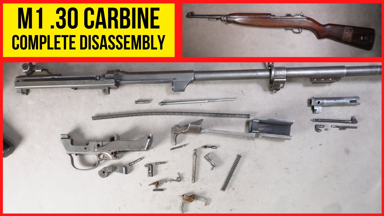 How to Take Apart an M1 .30 Carbine (Disassembly Guide)