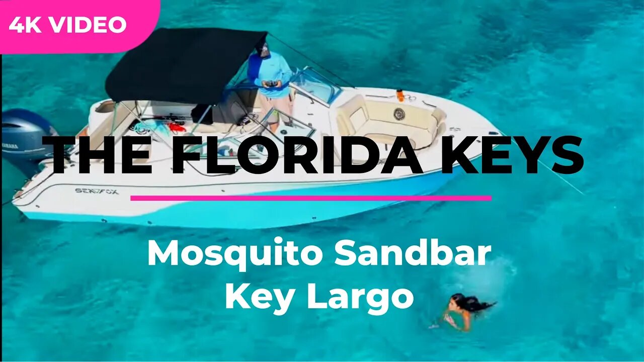 El mejor Sandbar de los Cayos, Mosquito Bank en Cayo Largo!