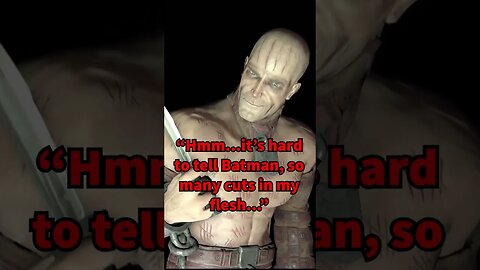 Victor Zsasz unused lines from Arkham Knight #shorts