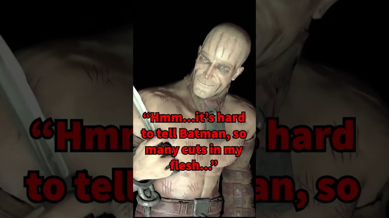 Victor Zsasz unused lines from Arkham Knight #shorts