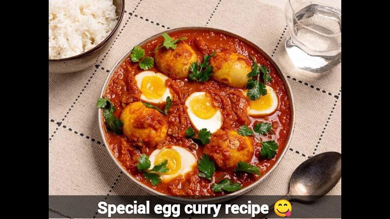 Special egg 🥚 curry recipe 😋