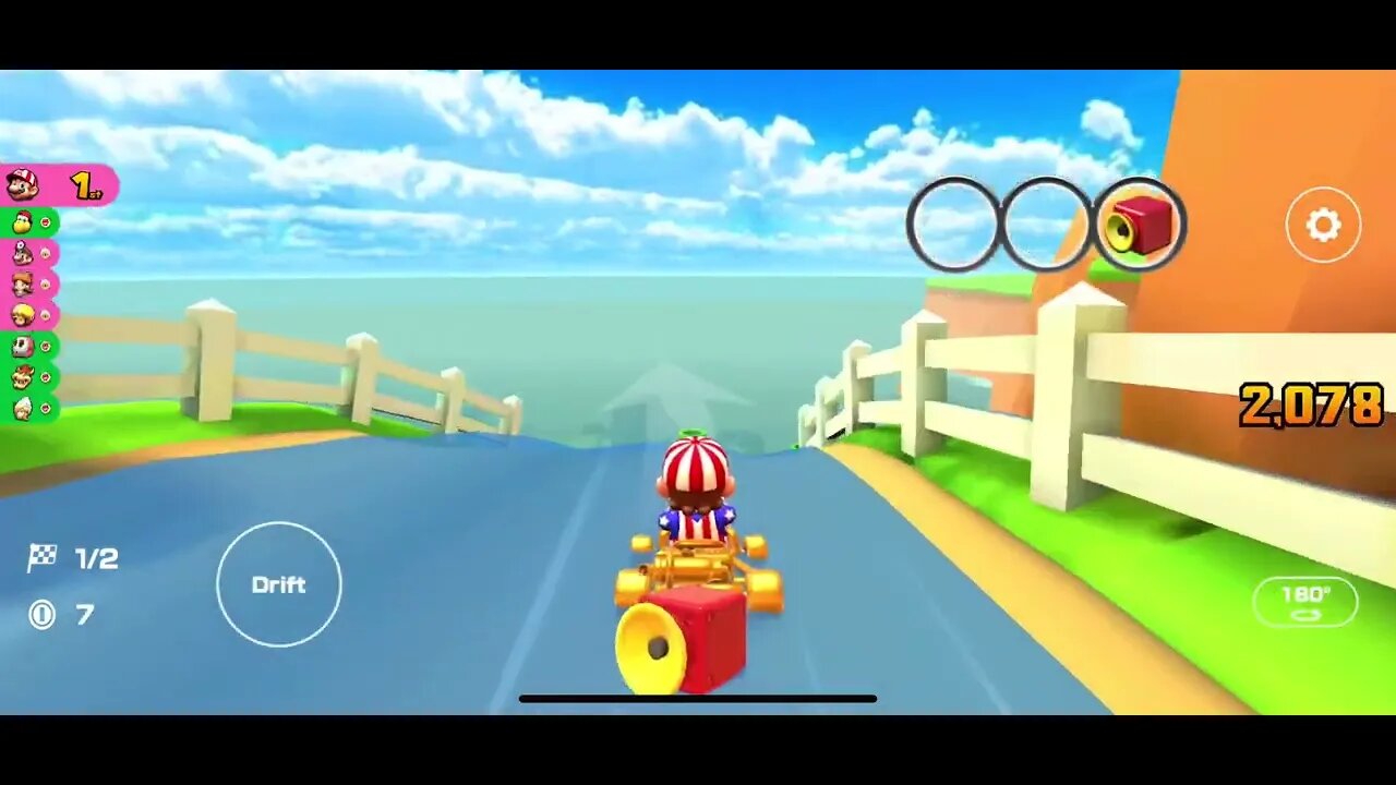 Mario Kart Tour - Wii Koopa Cape Gameplay & OST (Peach vs. Bowser Tour New Course)