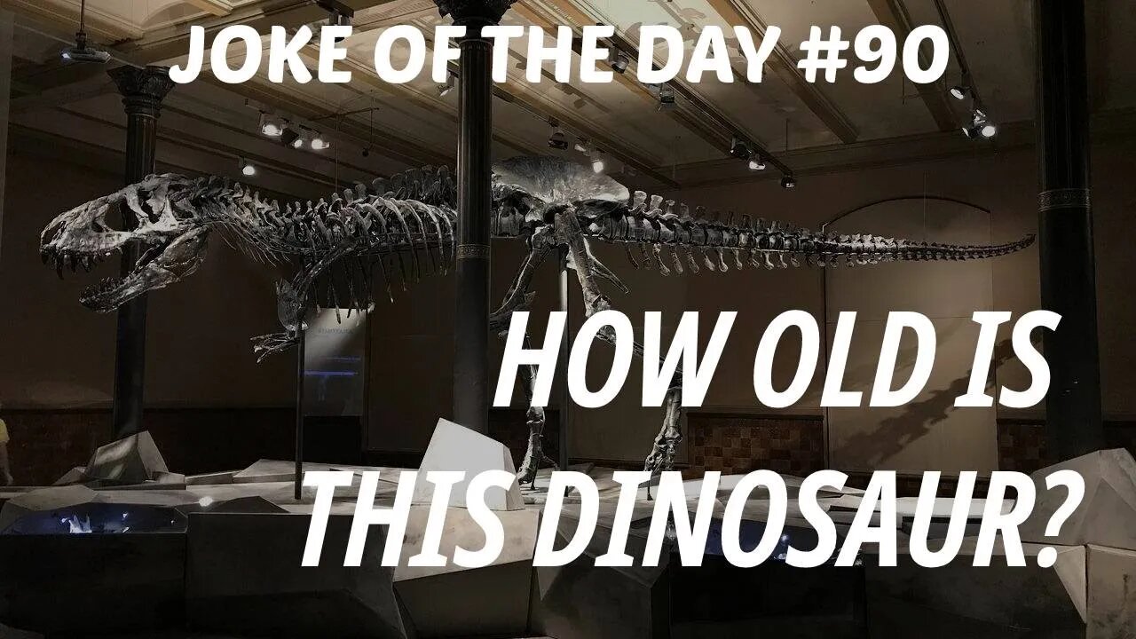 JOKE Of The Day #90 - How OLD Are The Dinosaur BONES ?