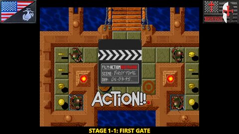 Gamer By Proxy: "Action Hollywood" [Stage 1] (Arcade - 1990 [NA Version]