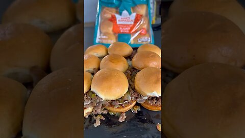 Cheesesteak sliders