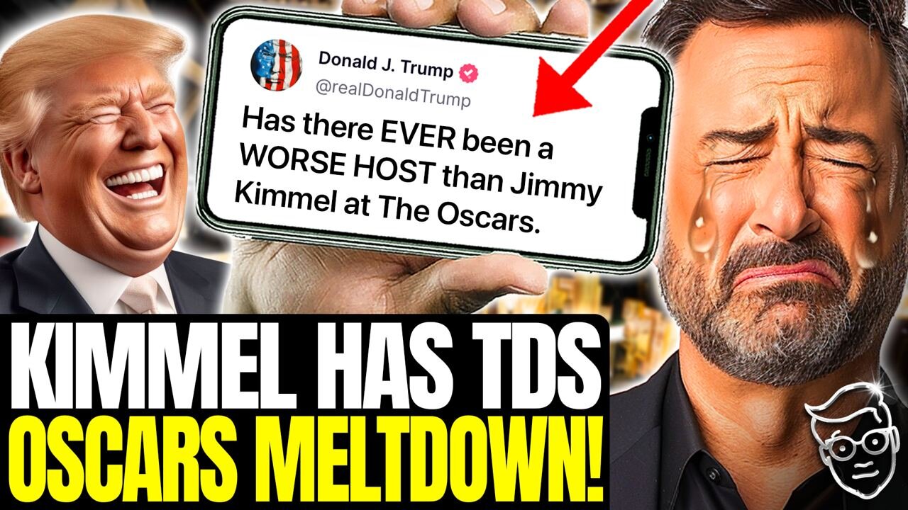 Jimmy Kimmel Breaks Into TEARS LIVE At Oscars Reading SAVAGE Trump Troll in On-Air HUMILIATION 🤣